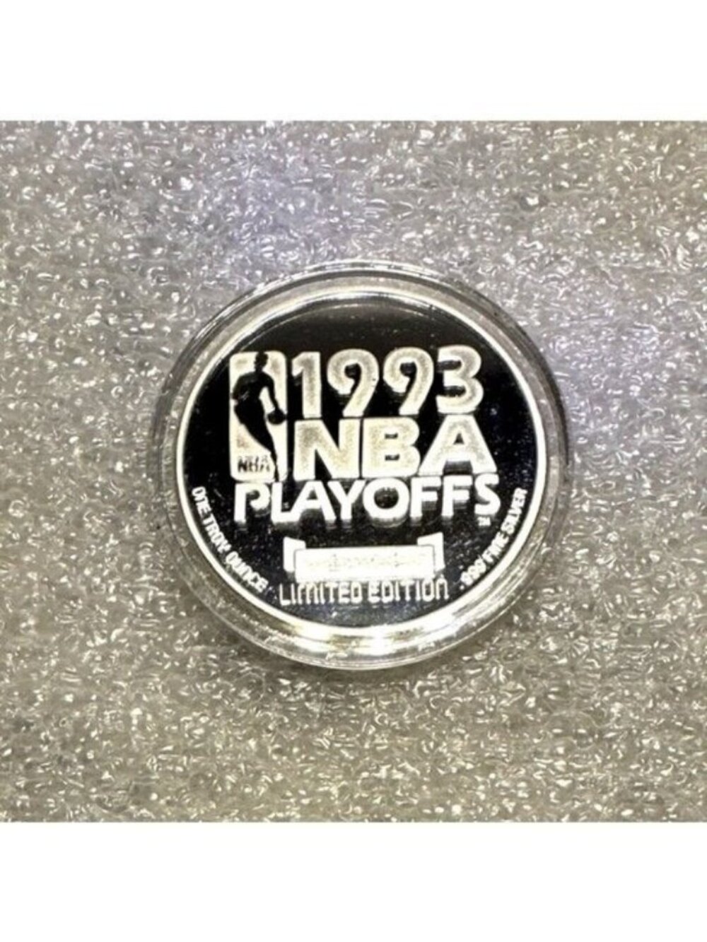 Phoenix Suns .999 Fine Silver Coin Medallion 1 Troy Ounce 1993 NBA Playoffs VTG